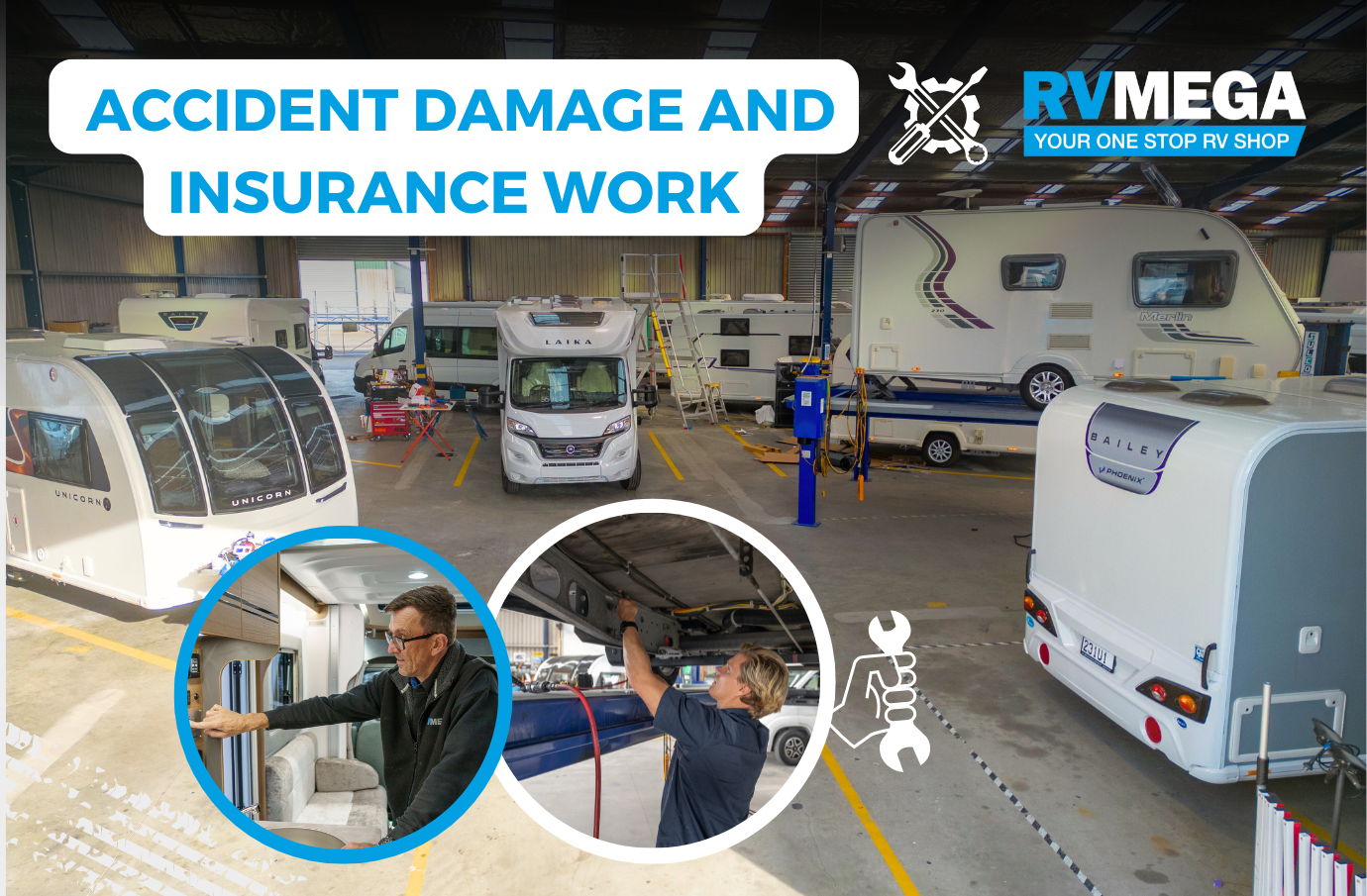 Caravan and Motorhome Accident Damage and Insurance Work