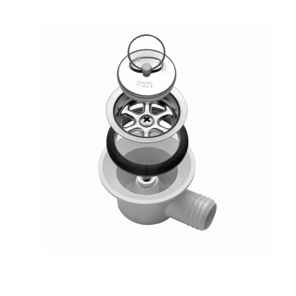 Waste Outlet 25mm Angled