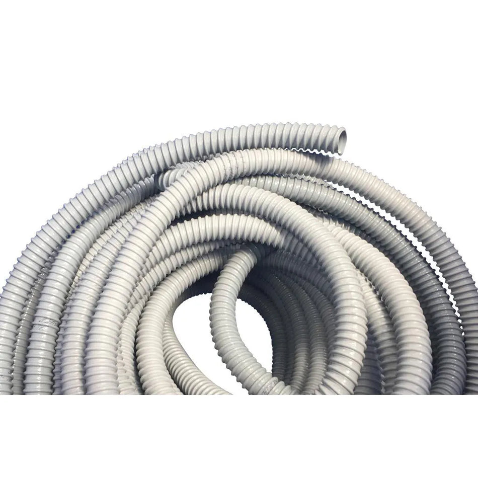Grey 19mm Flexible Waste Hose Per Metre