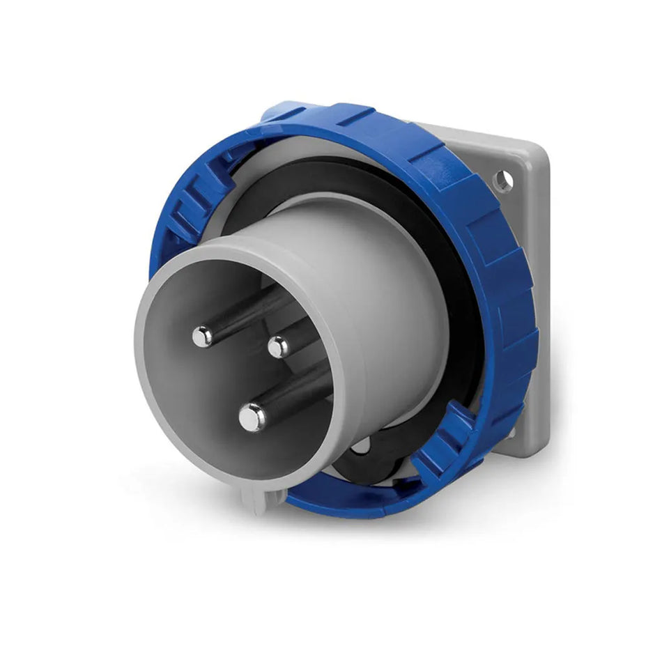 Exterior Flush Mount 240 Volt Mains 16 Amp Power Inlet IP67