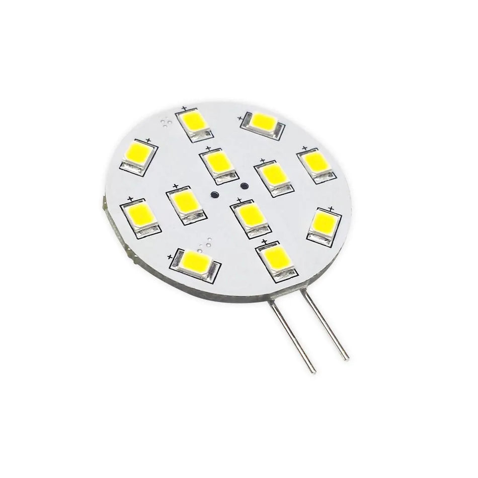 G4 12 LED Warm White Side Pin 8-30v