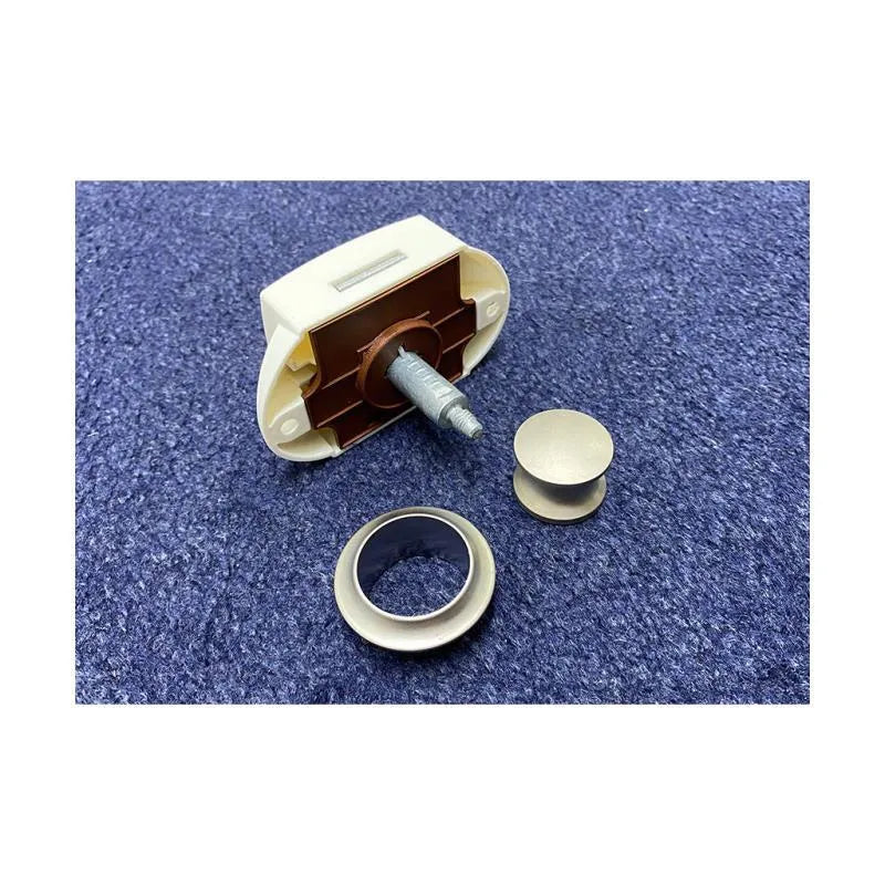 Push Lock Catch - 16mm Kit Nickle