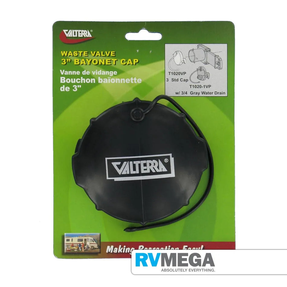 Valterra 3" Waste Hose Drain Cap