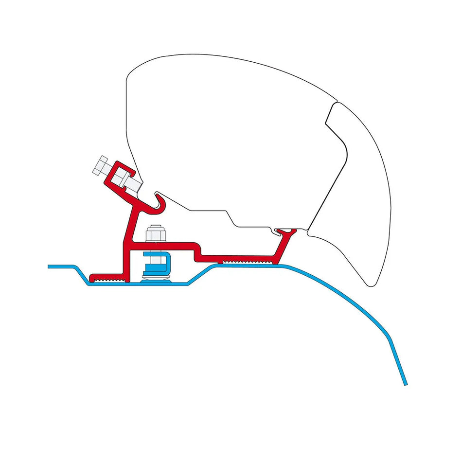 Fiamma F80 S Roof Mounting Kit for Ducato 98655Z101