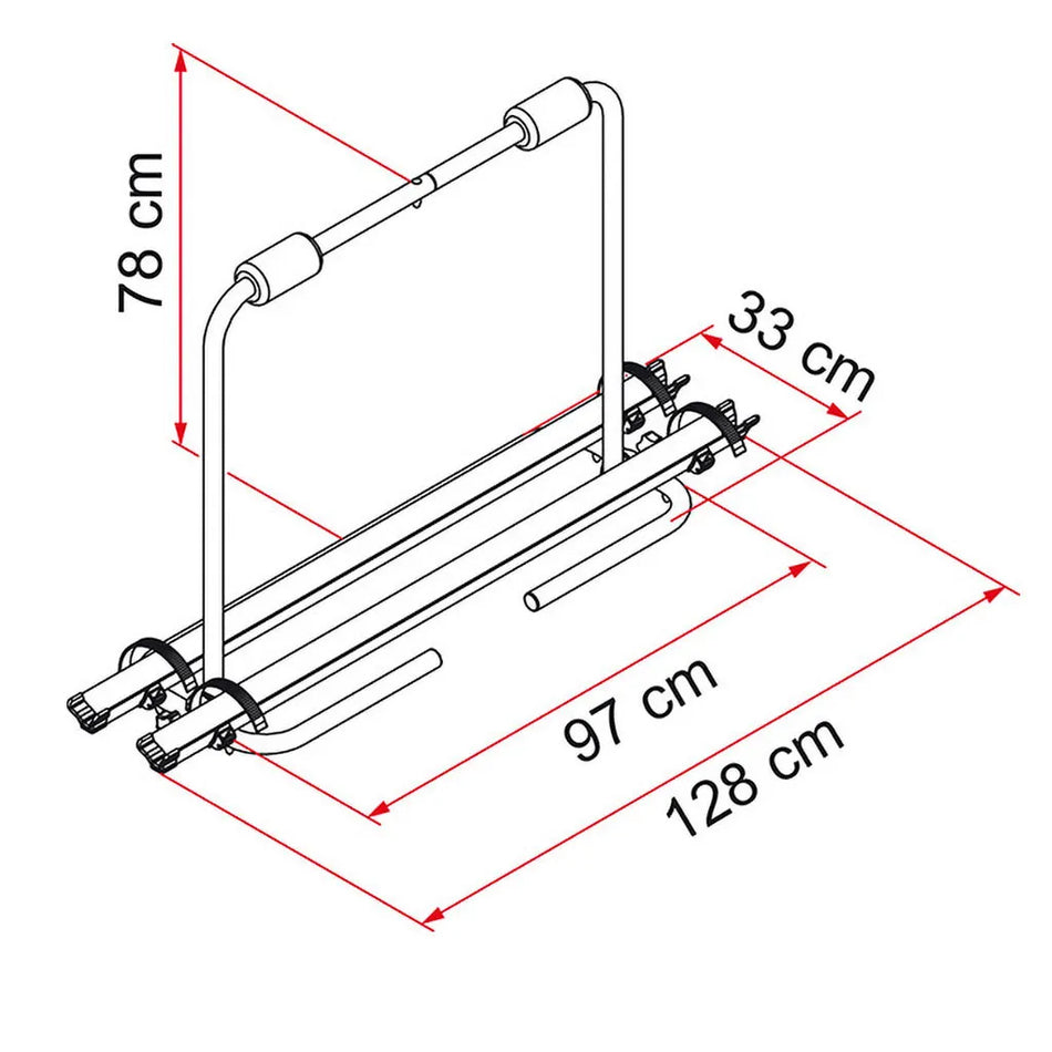 Fiamma Carry-Bike Rack XLA for Caravans