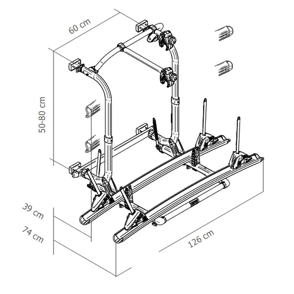 Thule Elite G2 Bike Rack - Short Frame