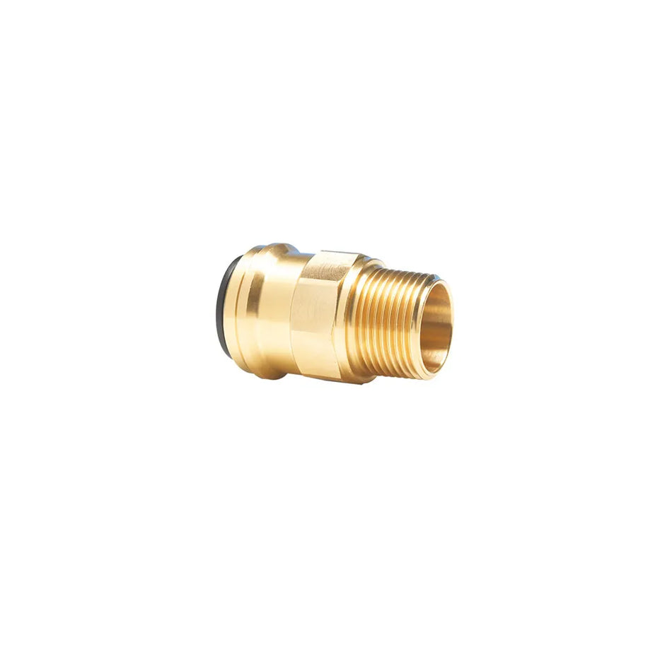 JG 15mm to 1/2" BSP Male Brass Conector