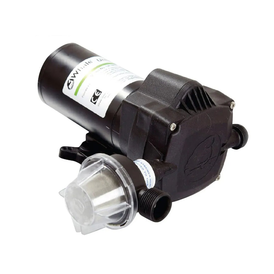 Whale 15 PSI Pump 12V 8 Litre / Min 12mm Fittings + Filter Included