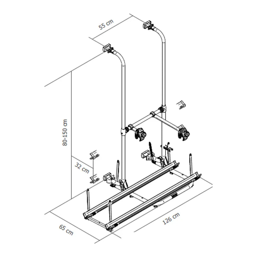 Thule Sport G2 - 2 Door Van Bike Rack