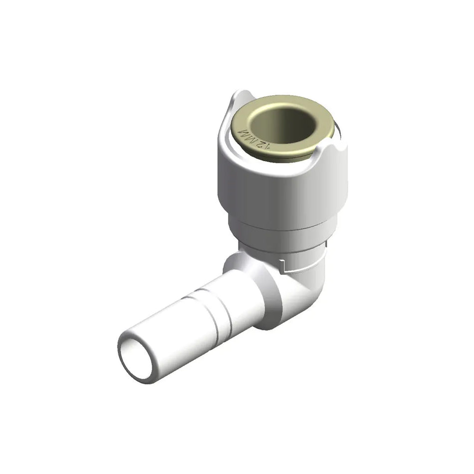 Whale 12mm Push Fit Stem Elbow