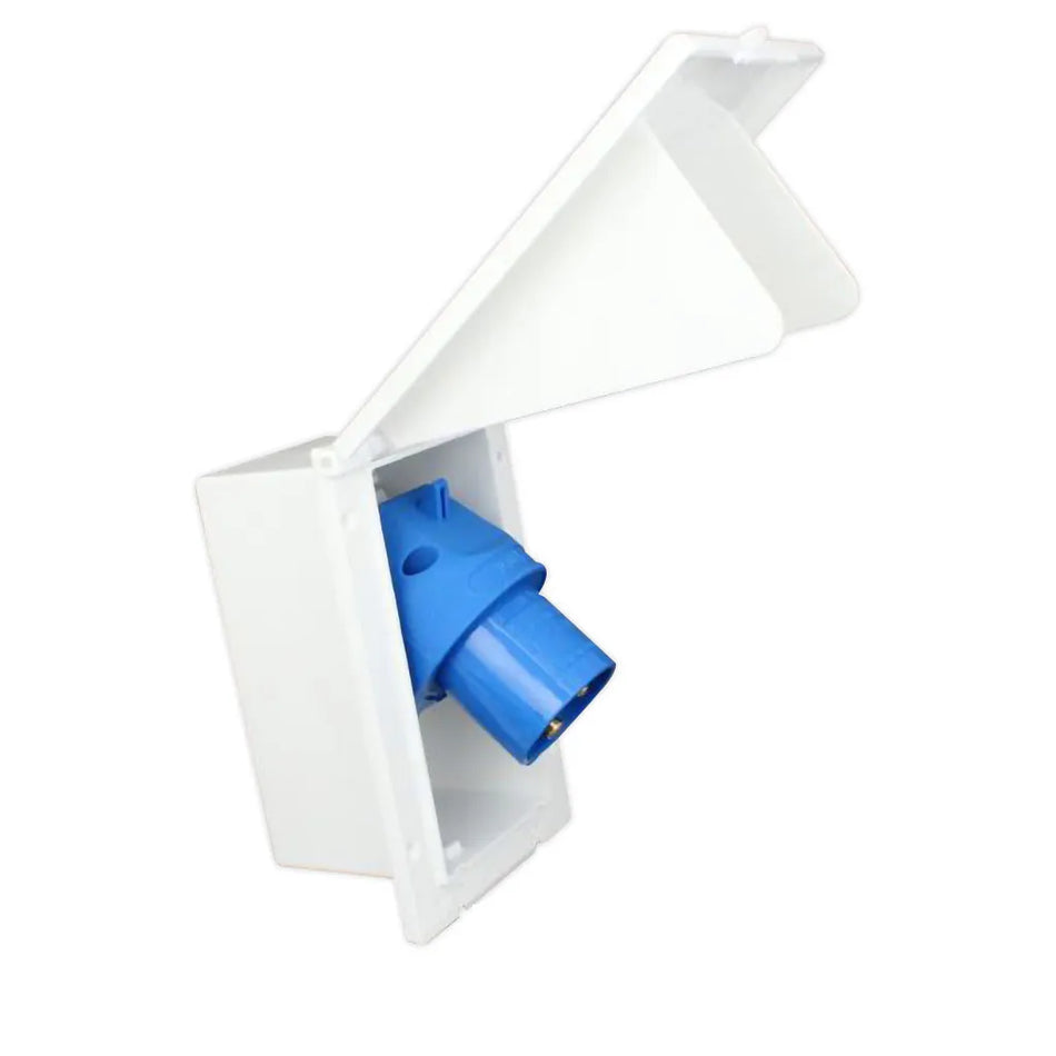 Rectangular 240V Flush Fitting Inlet
