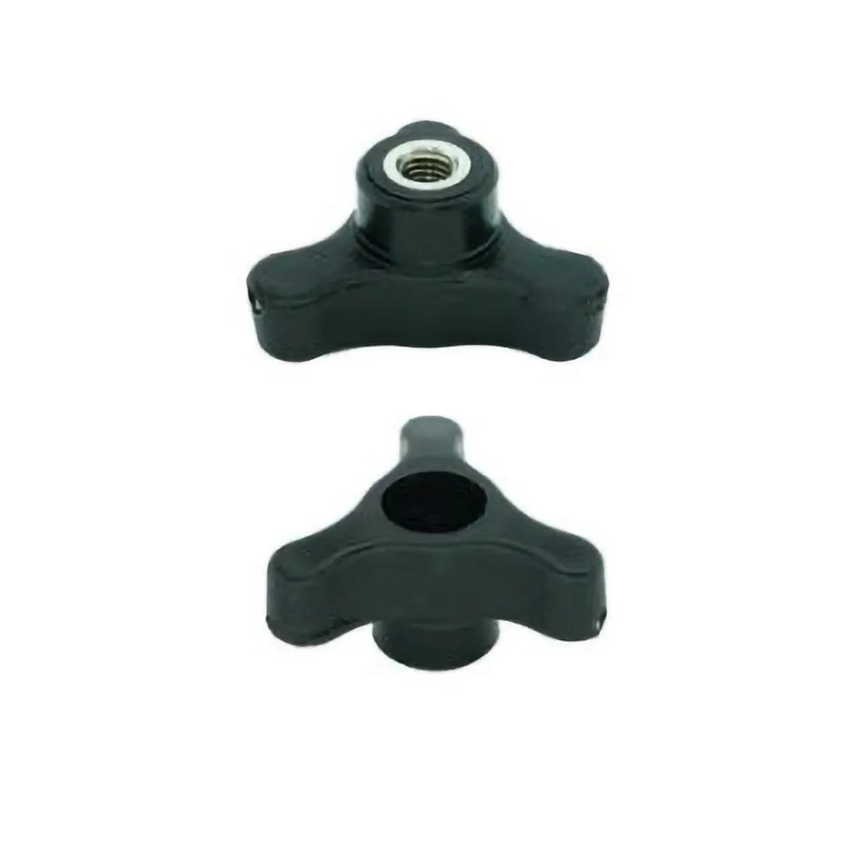 Tri Knob 1/4" BSW Internal Thread Each
