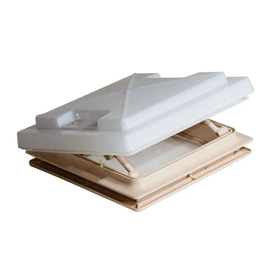 MPK 4 Way Roof Vent - 280 x 280mm Beige (Shallow Garnish)
