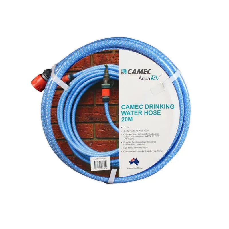 Camec 20 Metre Drinking Water Hose - Non Toxic
