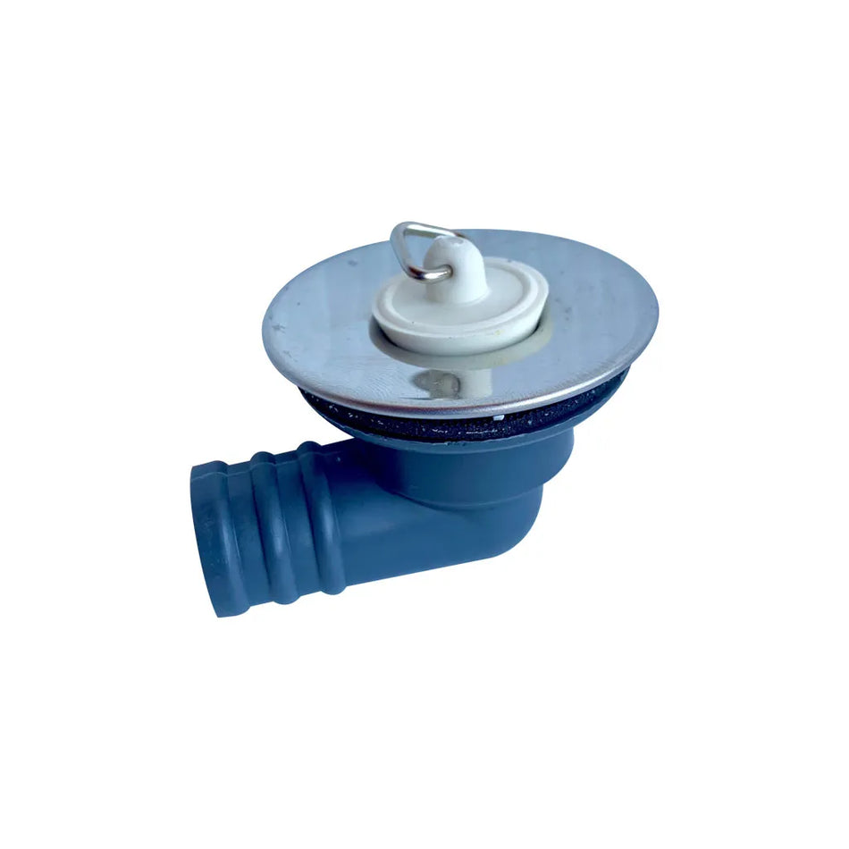 3/4" 90 deg Stainless Top Sink Waste