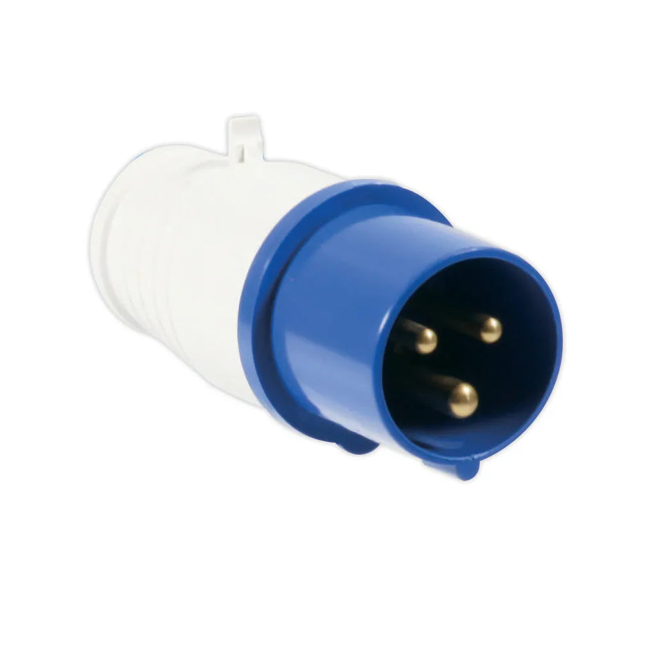 16 Amp 240 Volt Mains Male Site Plug