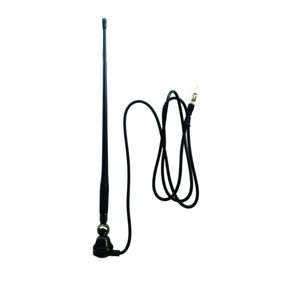 RV Media Radio Antenna Black Flexible PVC
