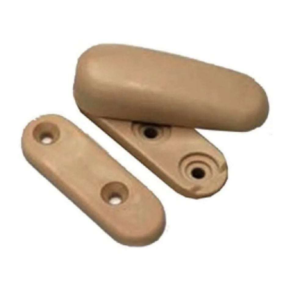 Plastic Turn button Tan UK