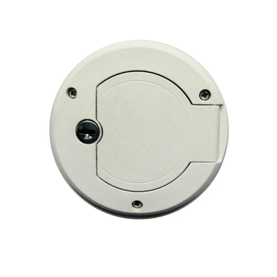 Camec Lockable Water Filler - White - Right hand hinge