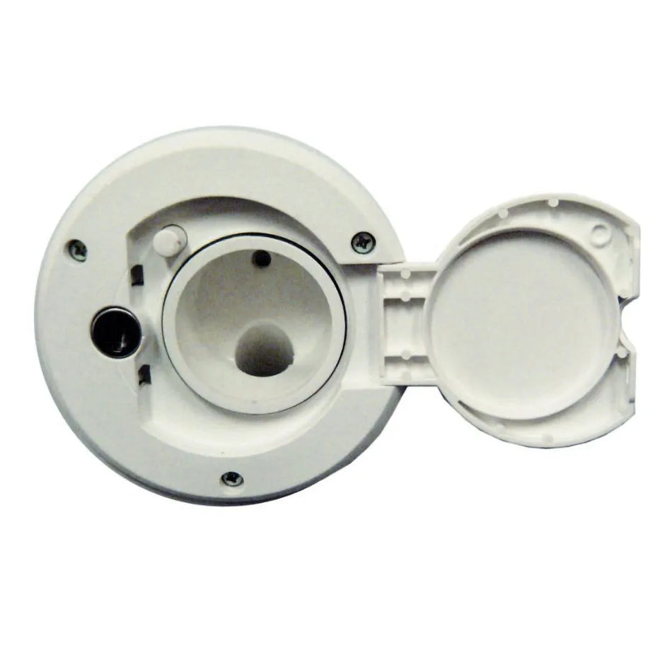 Camec Lockable Water Filler - White - Right hand hinge