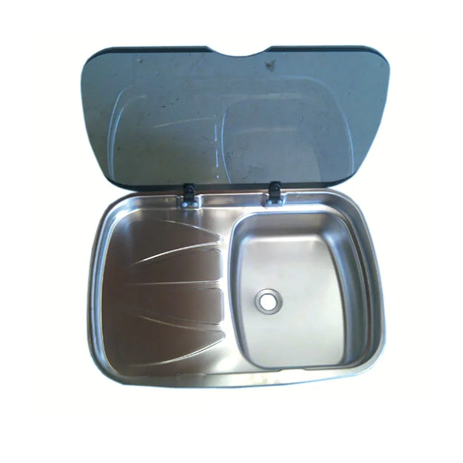 Thetford Sink with lid - Left hand drain