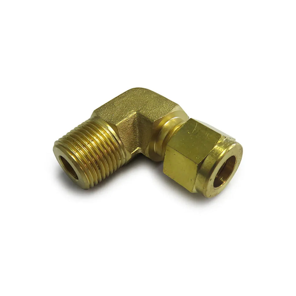 Brass Male Elbow 5/16" Copper Tube to 1/4" BSP