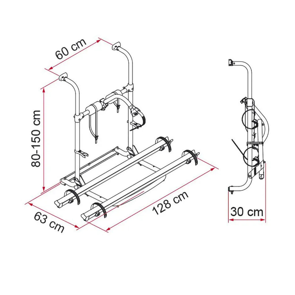 Fiamma Carry Bike Rack UL (2 - 3 Bikes)