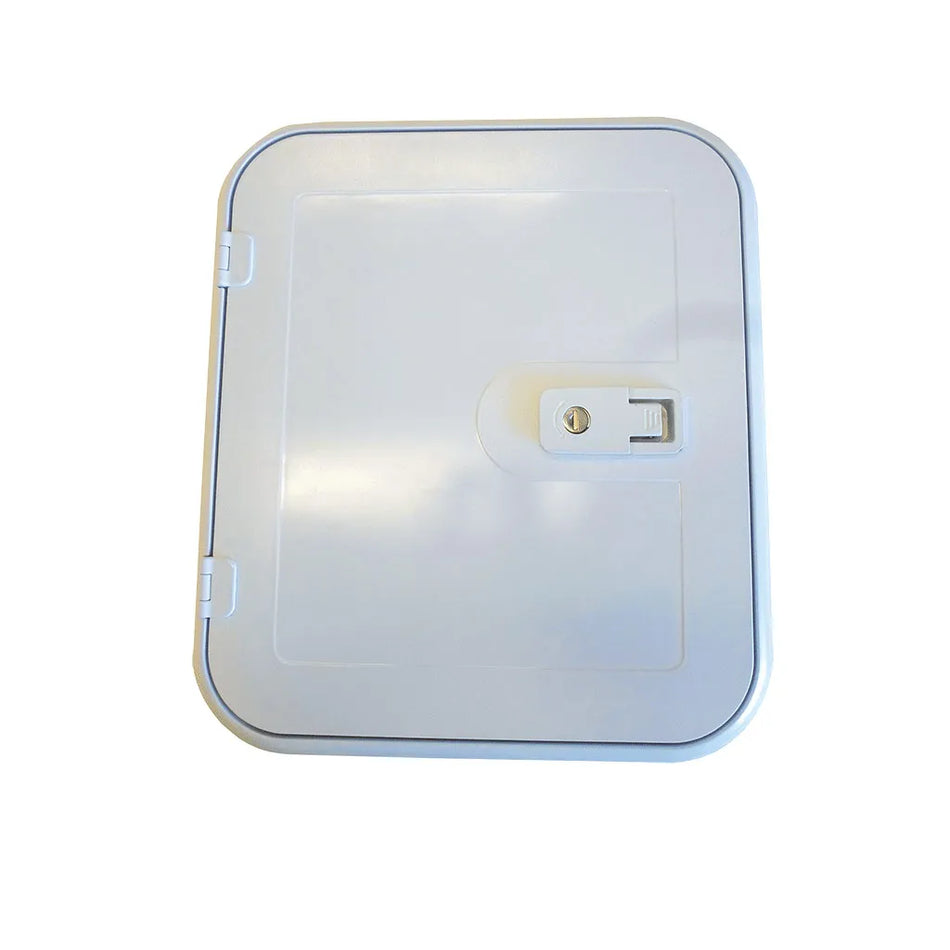 Coast Service Door 1 With Lock - White (399 X 349MM)