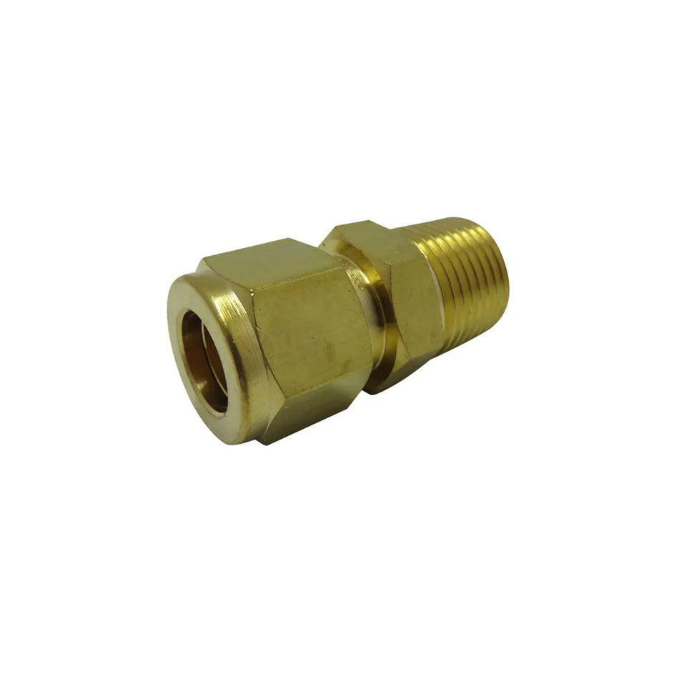 Brass 3/8" x 1/2" Male Connector