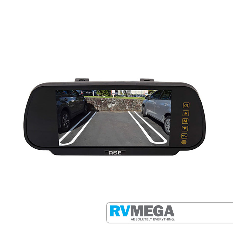 RSE 1080p Full HD 7 Inch Mirror Monitor - Wired