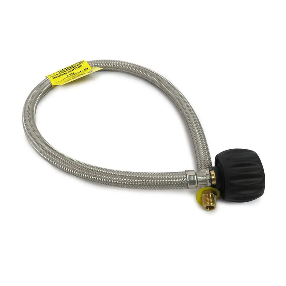 Braided Stainless Steel QCC Pigtail 760mm