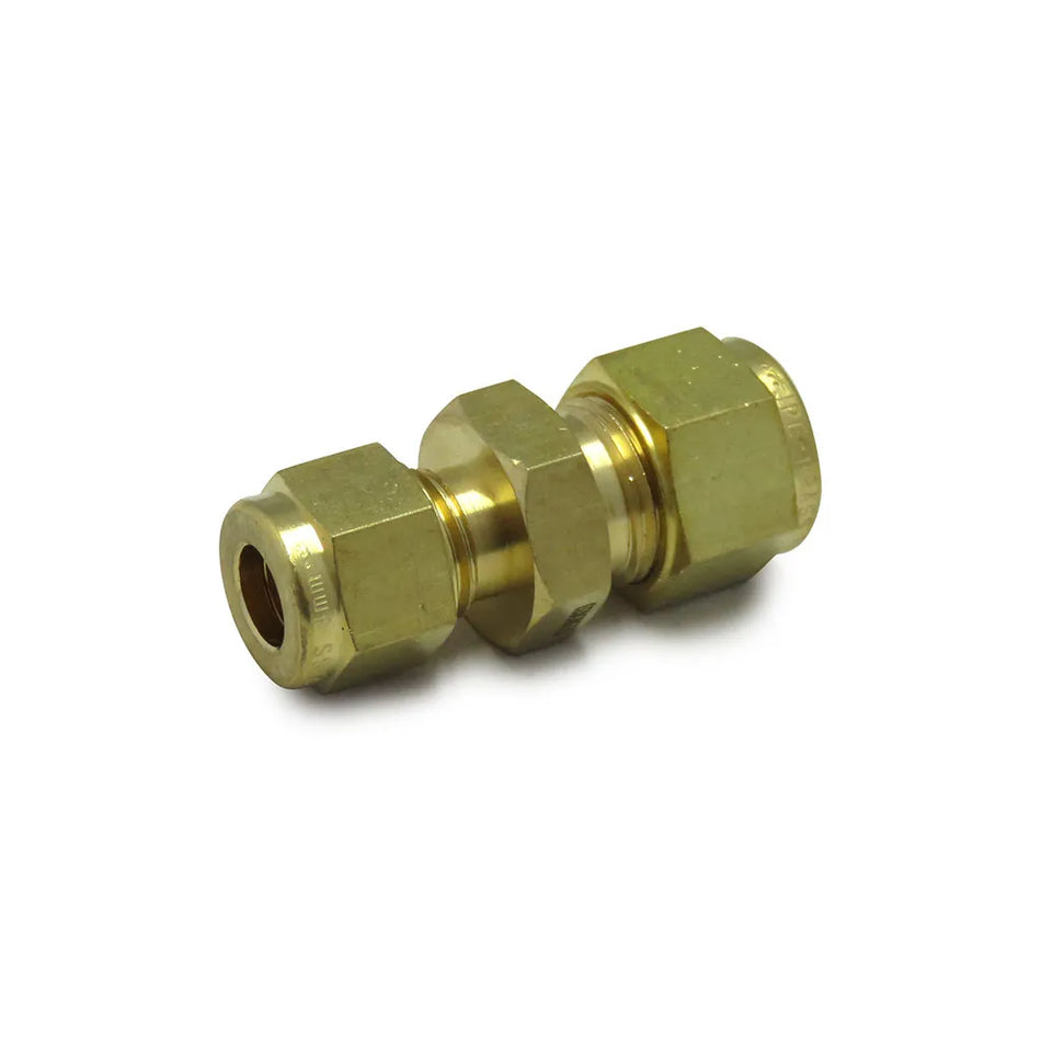 Brass Straight Reducing Union 10mm to 8mm