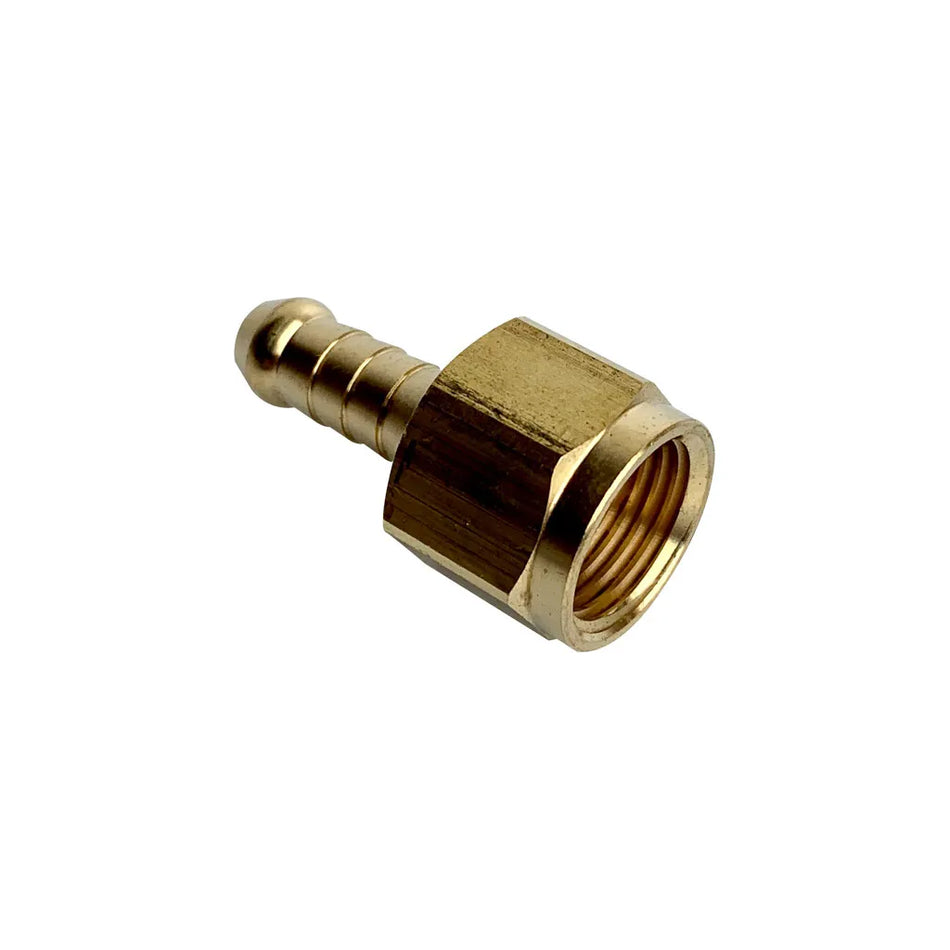 Brass BBQ Weber Connector - 3/8" to 8mm Tail