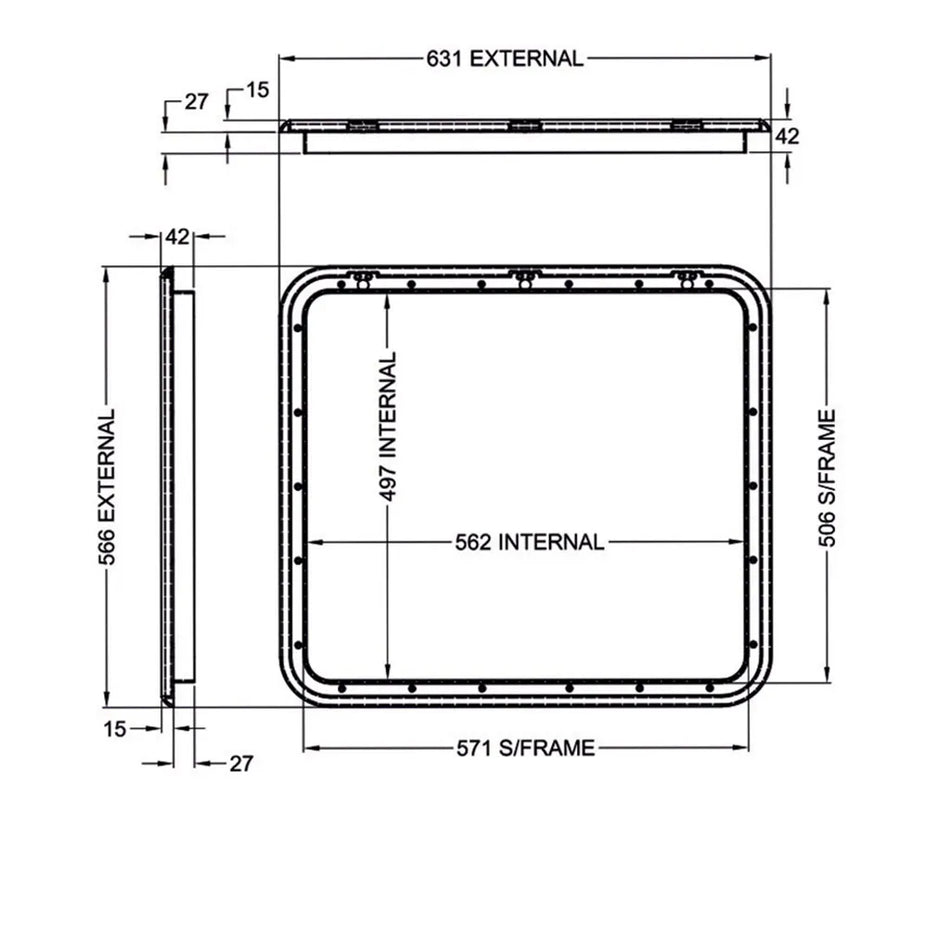 Coast External Locker Door No 4 White