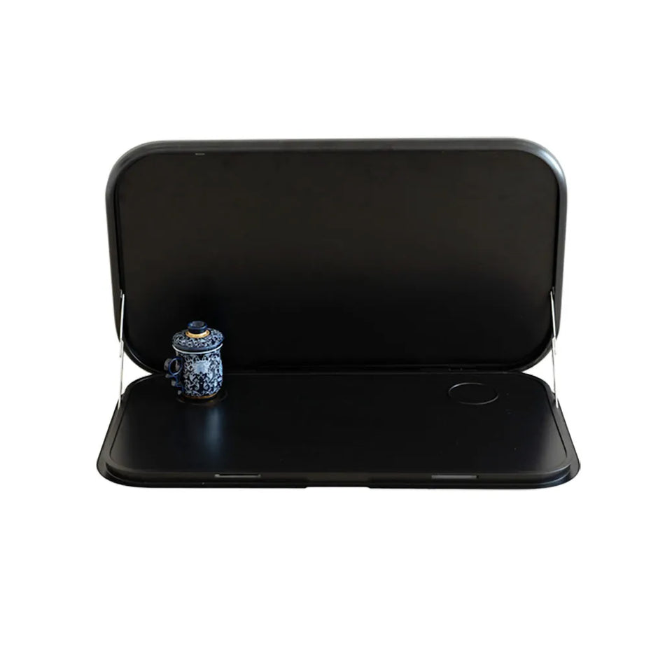 Black Picnic Table 4RC with LED Lighting & Backing Plate