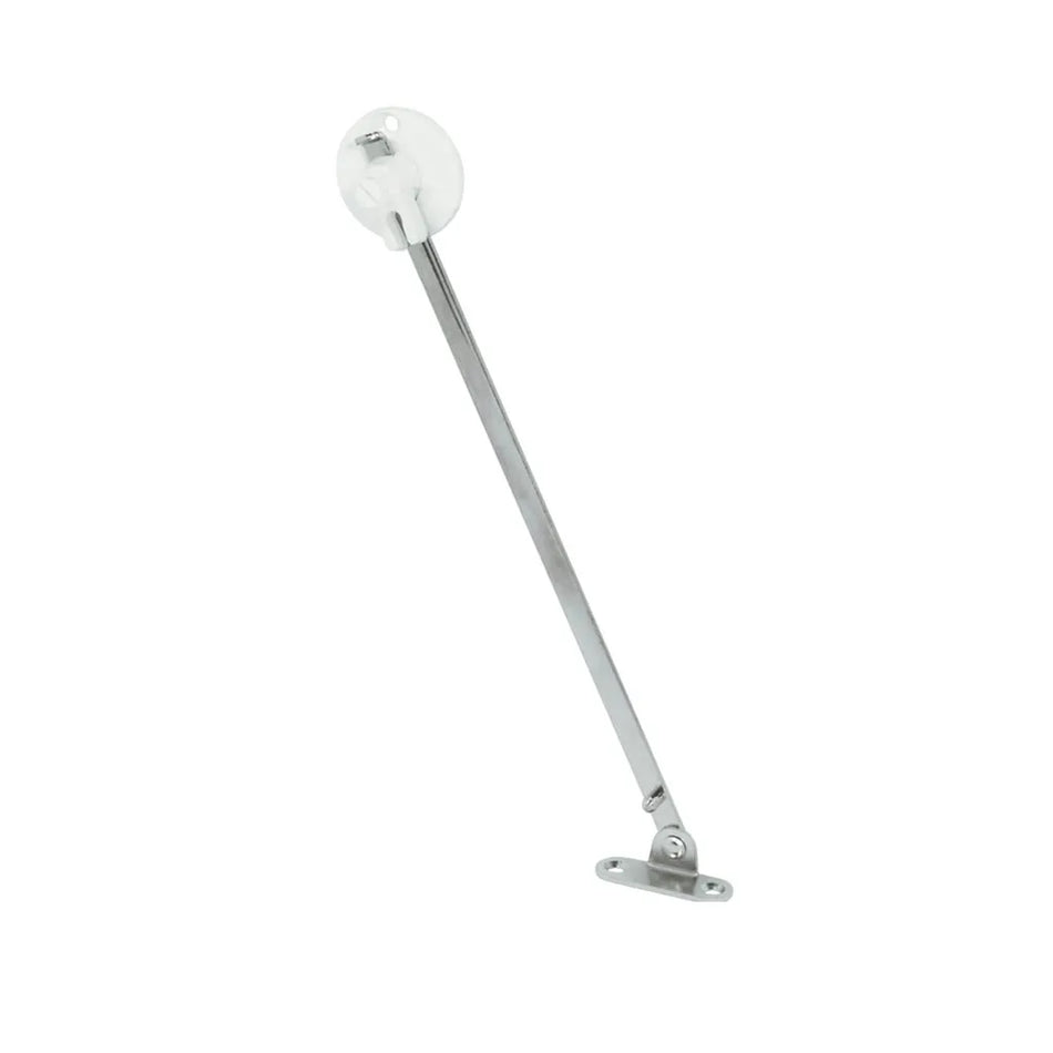 Cupboard stay with braking mechanism