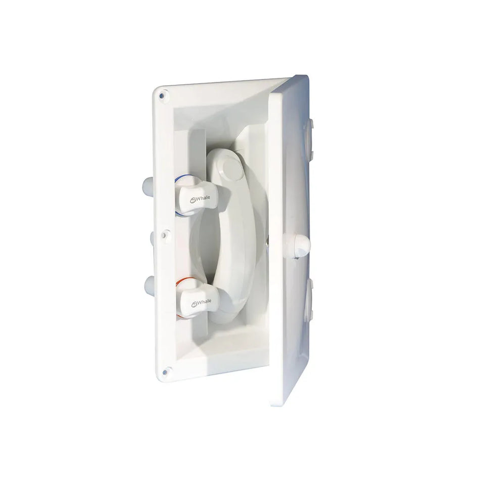 Whale Swim N Rinse Exterior Shower with Cover / Lock