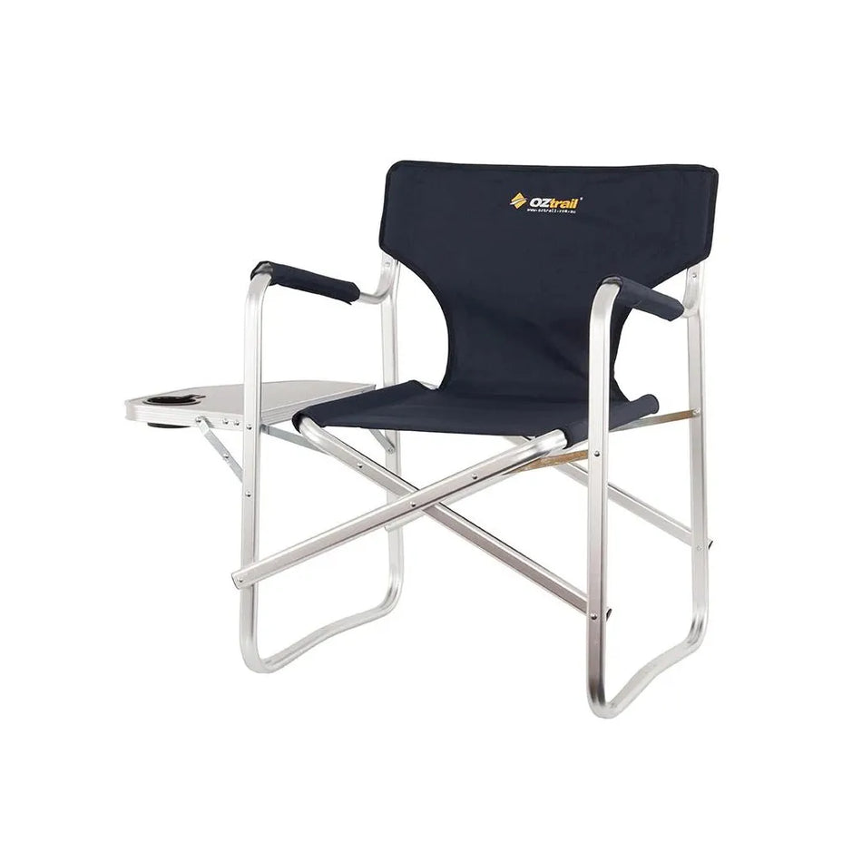 OZtrail Directors Chair with Side Table