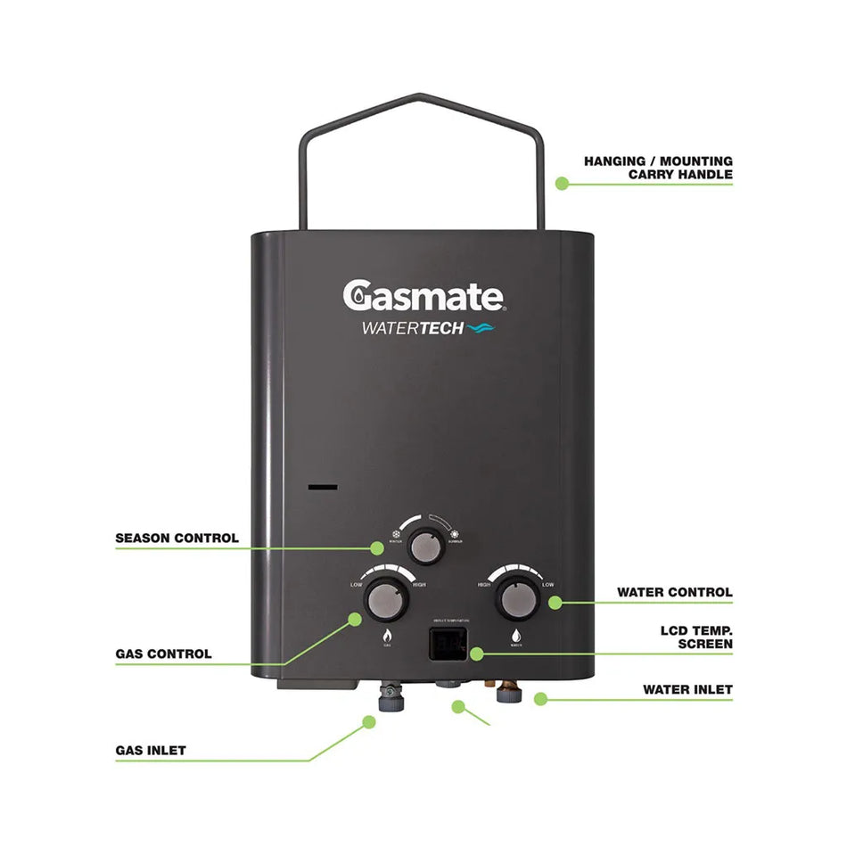 Gasmate Watertech Portable Hot Water System 3 LPM