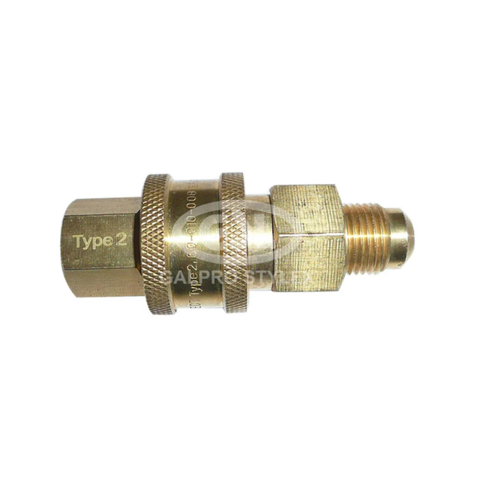 Brass BBQ Quick Connect Body & Connector 3/8"