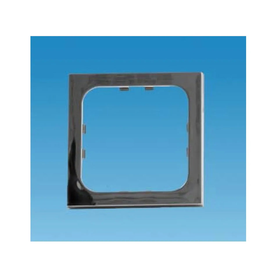 C-Line Single High Gloss Faceplate - Chrome