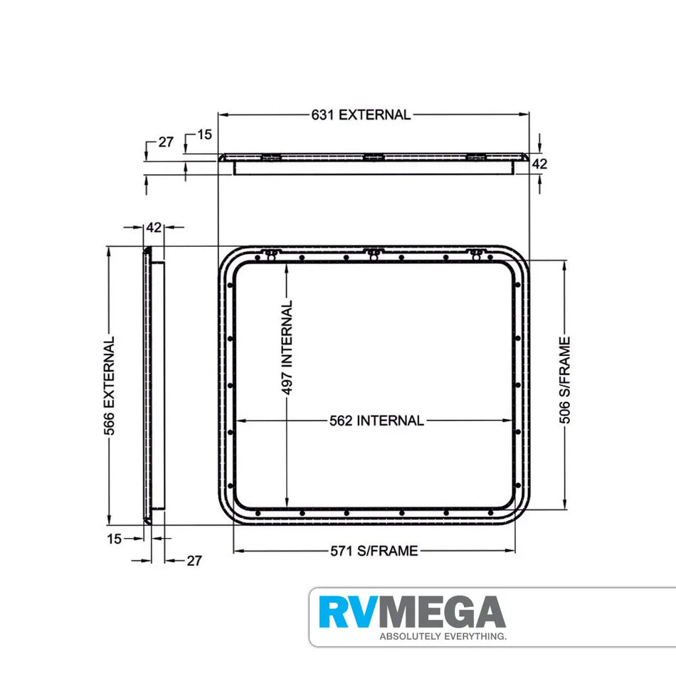 Coast External Locker Door No 4 Black