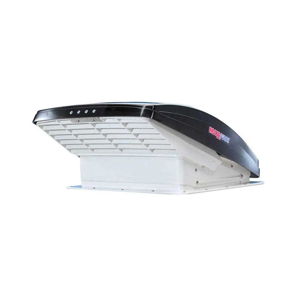 Maxxfan Deluxe Vent Smoke Rain Dome - Thermostat - Power Lift & Remote 07500KI
