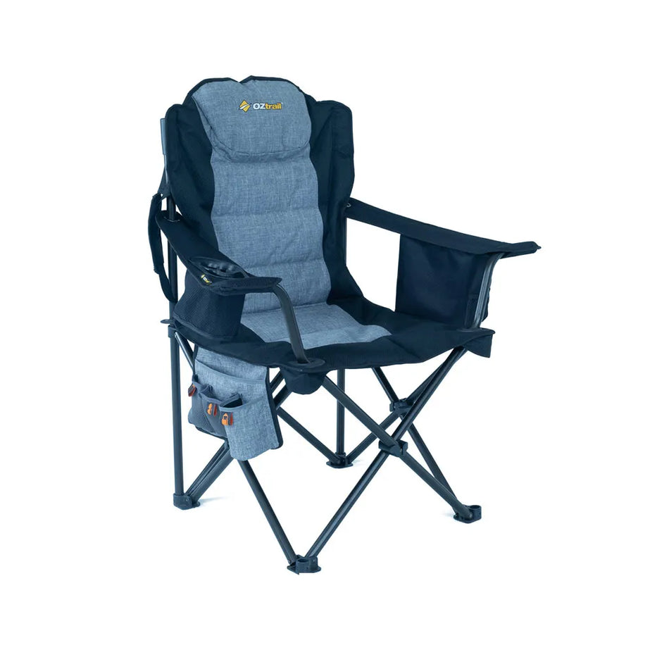 OZtrail Big Boy Arm Chair Black