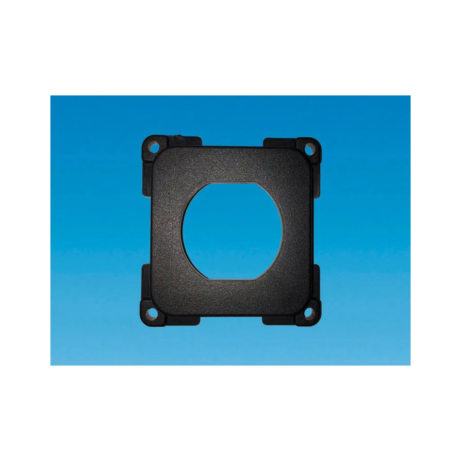 C-Line Twin USB Socket & Mounting Plate 2 x 2.4 Amp - Black