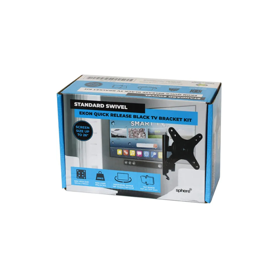 Sphere Quick Release TV Bracket Kit - Standard Swivel