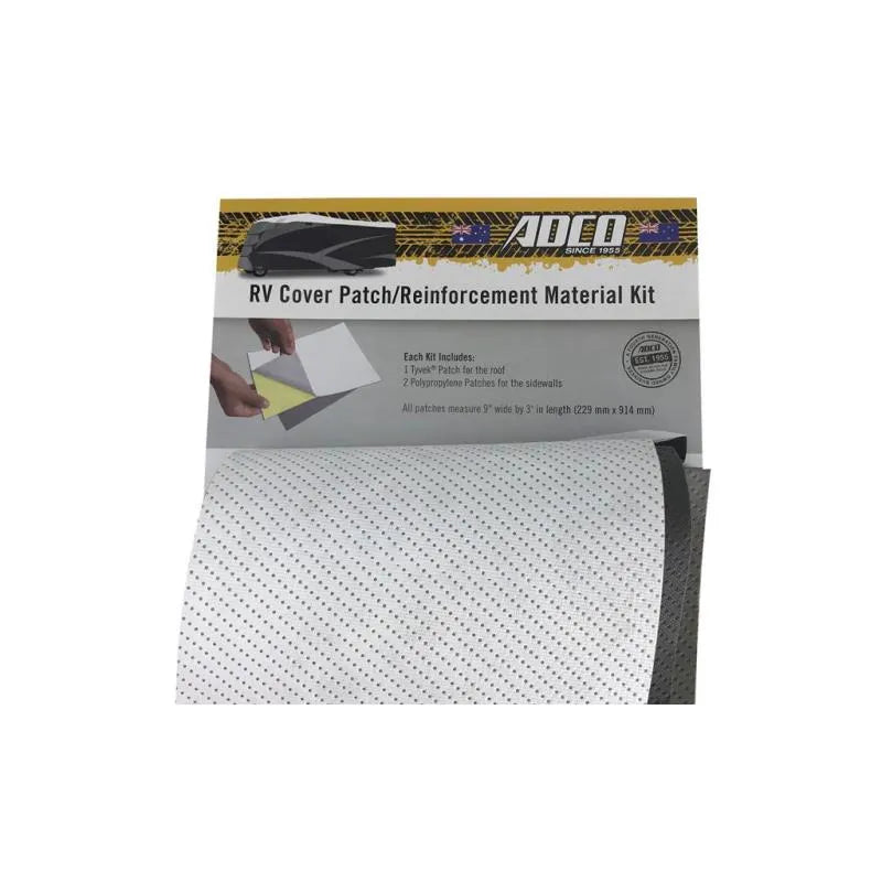 ADCO Cover Patch Repair Reinforcement 3 Piece Kit