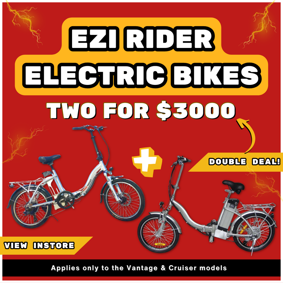 Two Ezi Rider Bikes Bundle on the Vantage & Cruiser