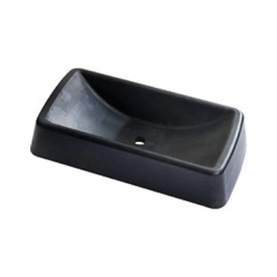 XL Jockey Wheel Receiver, Rubber