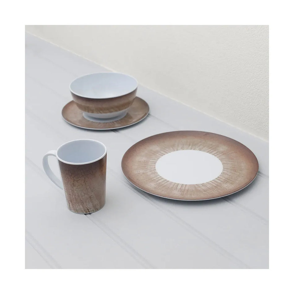 Dinner Set 16 Piece Melamine - Stone